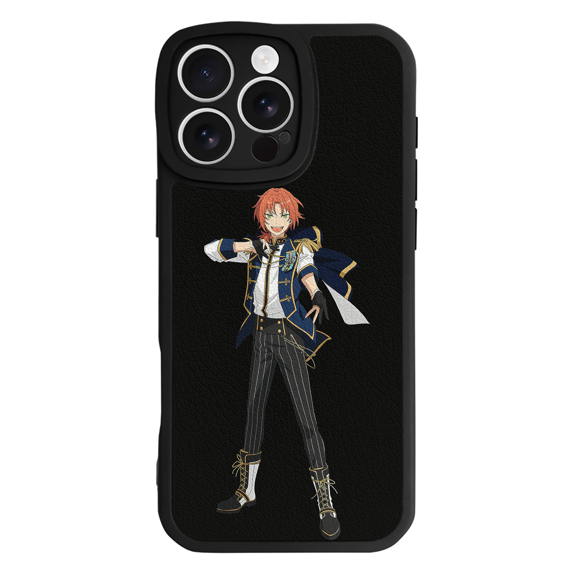 （画像用） あんさんぶるスターズ! Ensemble Stars 【iPhone 16シリーズ対応】シリコンスマホケース（レザー調） 材質：シリコン